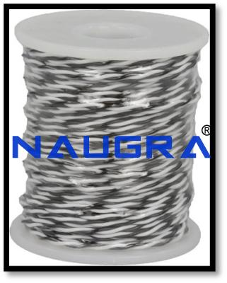 Twisted Paired Cable -- 24 AWG, Black/White