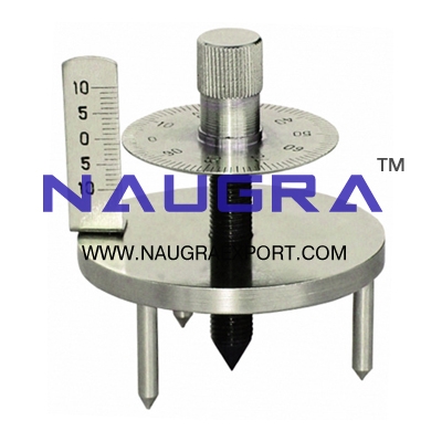 Spherometer for Physics Lab