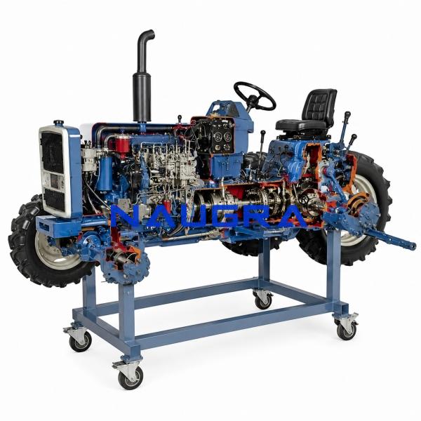 Farm Tractor Cutaway Trainer 4-Stroke 4-Cylinder Diesel Engine