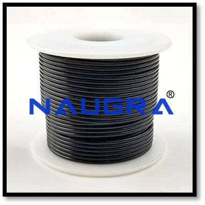 22 AWG Black Solid Tinned-Copper Hook-Up Wire