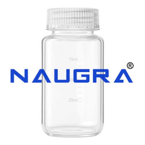 WIDE MOUTH SQUARE BOTTLE for Science Lab