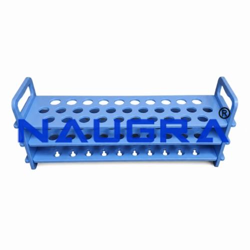 TEST TUBE STAND-P.P (3 TIER) for Science Lab