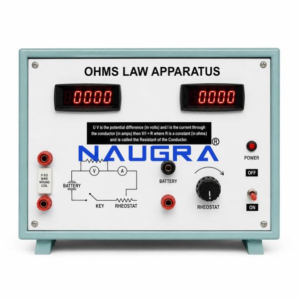 Ohms Law Apparatus for Physics Lab