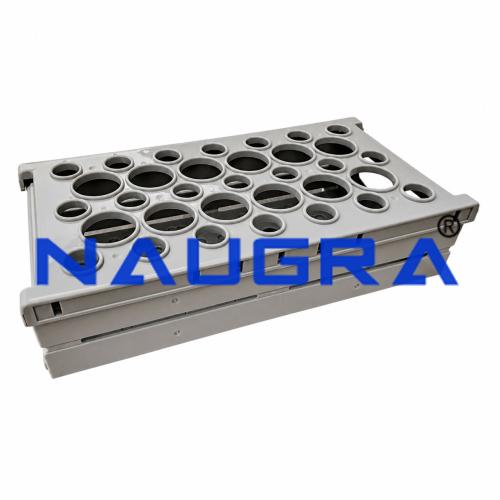 RACK FOR MICRO CENTRIFUGE (FOLDING) for Science Lab