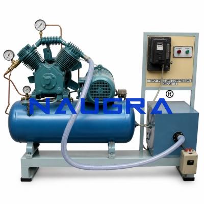 Double Stage Air Compressor Test Rig for engineering schools