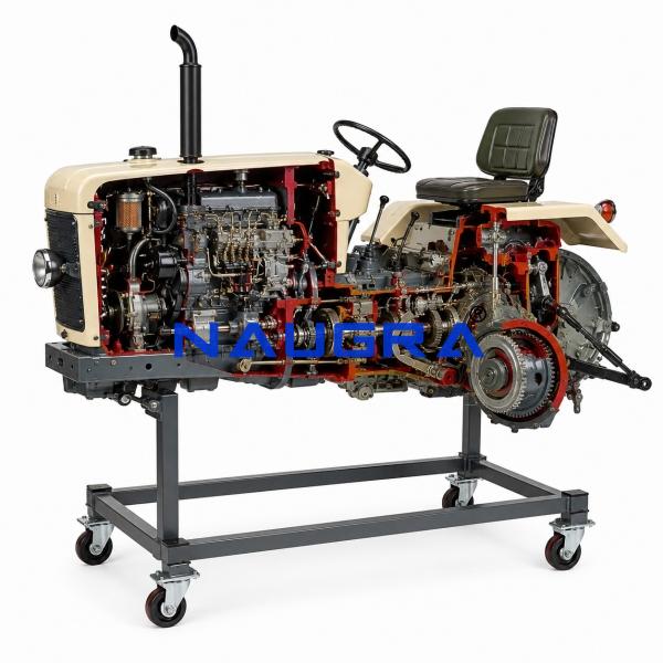 Farm Tractor Track-Type Cut-Away 4-Stroke Diesel Engine