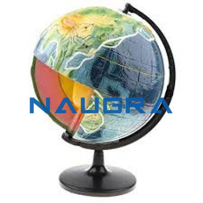 Model of Earth internal structure(Φ32cm) for Earth Science Lab