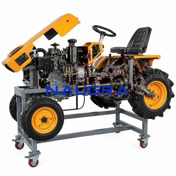 Small Farm Tractor Cutaway Trainer 4-Stroke Diesel Engine