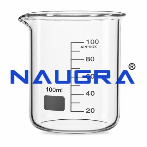 Laboratory Glass Beakers for School Science Lab