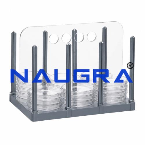 RACK FOR PETRI DISHES for Science Lab