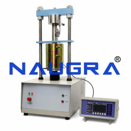 Electronic Triaxial Shear Test Apparatus (Motorised) For Testing Lab for Soil Testing Lab