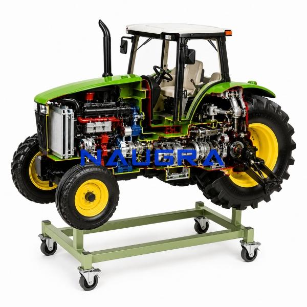 Farm Tractor Cutaway Trainer 4-Stroke Diesel Engine