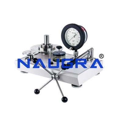 School Science Lab Dead Weight Pressure Gauge Calibrator