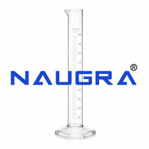 MEASURING CYLINDER HEXAGONAL for Science Lab